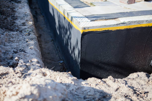 Residential Waterproofing installation at a Dola, OH home by SJ Waterproofing Pros