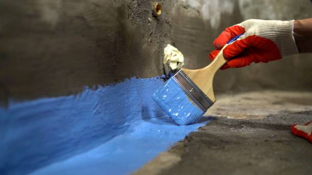 Commercial Waterproofing project at a Dola, OH business property by SJ Waterproofing Pros